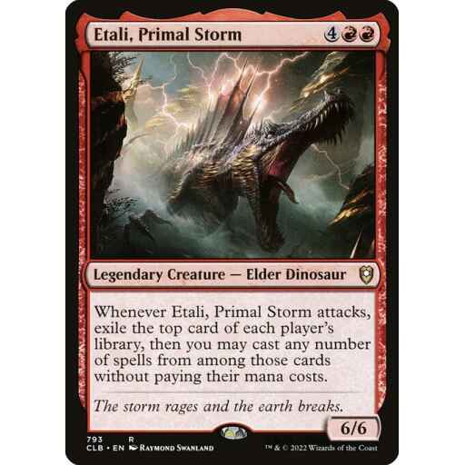Commander Legends: Battle for Baldur's Gate - 793 - Etali, Primal Storm - Rare - R - Non-foil