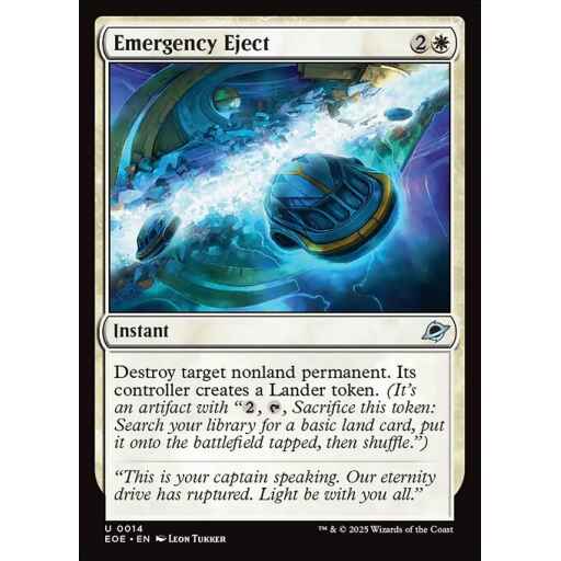 Edge of Eternities - 14 - Emergency Eject - Uncommon - W - Non-foil