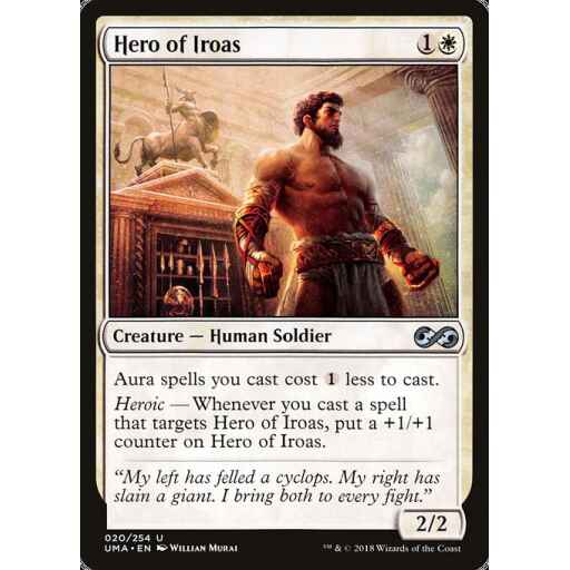 Ultimate Masters - 20 - Hero of Iroas - Uncommon - W - Non-foil
