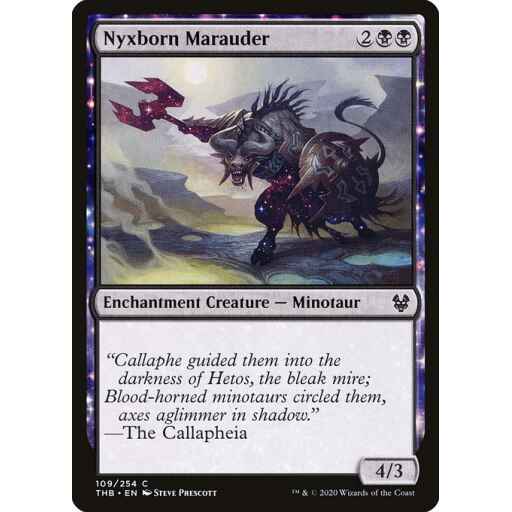 Theros Beyond Death - 109 - Nyxborn Marauder - Common - B - Non-foil