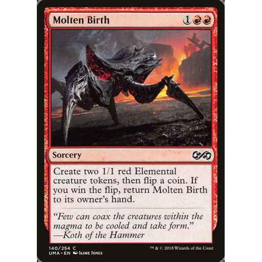Ultimate Masters - 140 - Molten Birth - Common - R - Non-foil