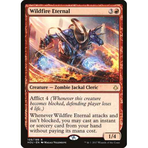Hour of Devastation - 109 - Wildfire Eternal - Rare - R - Foil