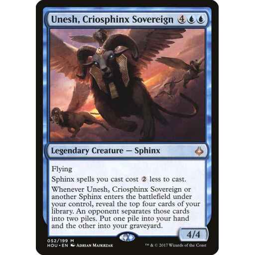 Hour of Devastation - 52 - Unesh, Criosphinx Sovereign - Mythic - U - Non-foil
