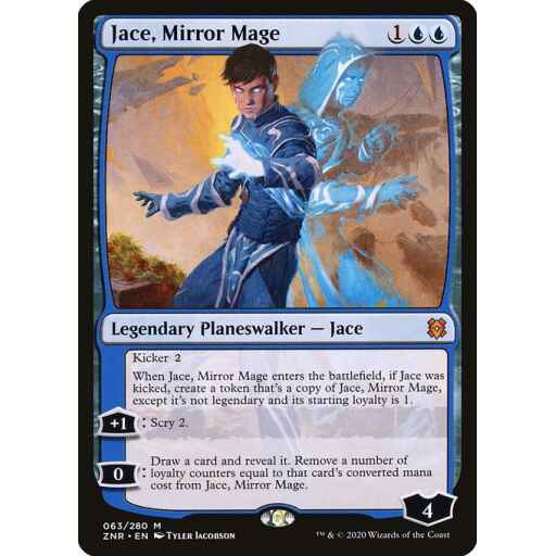 Zendikar Rising - 63 - Jace, Mirror Mage - Mythic - U - Non-foil