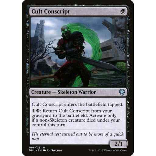 Dominaria United - 88 - Cult Conscript - Uncommon - B - Non-foil