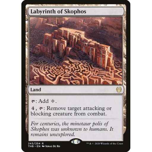 Theros Beyond Death - 243 - Labyrinth of Skophos - Rare - C - Non-foil