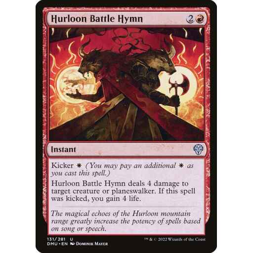 Dominaria United - 131 - Hurloon Battle Hymn - Uncommon - R - Non-foil