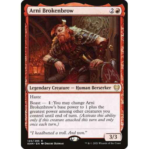 Kaldheim - 120 - Arni Brokenbrow - Rare - R - Non-foil