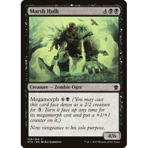 Dragons of Tarkir - 109 - Marsh Hulk - Common - B - Non-foil