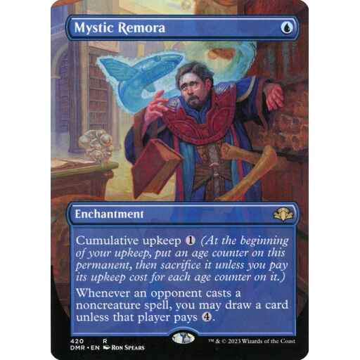 Dominaria Remastered - 420 - Mystic Remora - Rare - U - Non-foil