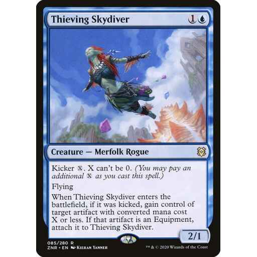 Zendikar Rising - 85 - Thieving Skydiver - Rare - U - Non-foil
