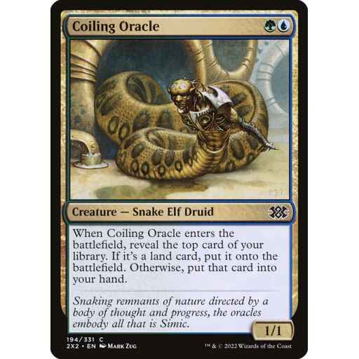 Double Masters 2022 - 194 - Coiling Oracle - Common - UG - Non-foil