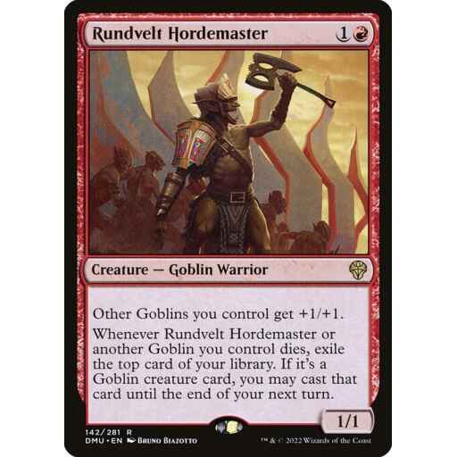 Dominaria United - 142 - Rundvelt Hordemaster - Rare - R - Non-foil