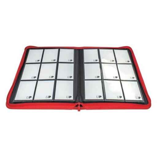 Alternative view of Ultra Pro 9-Pocket Zippered PRO-Binder - Red