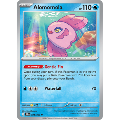 Black Bolt - 024/086 - Alomomola - Reverse Holo