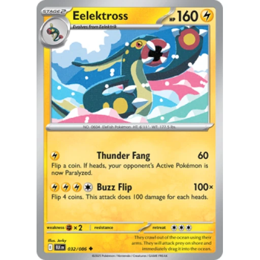 Black Bolt - 032/086 - Eelektross - Reverse Holo
