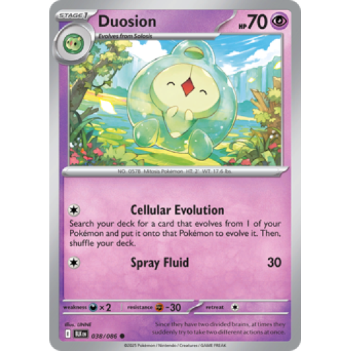 Black Bolt - 038/086 - Duosion - Reverse Holo