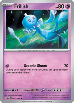 White Flare - 044/086 - Frillish - Reverse Holo