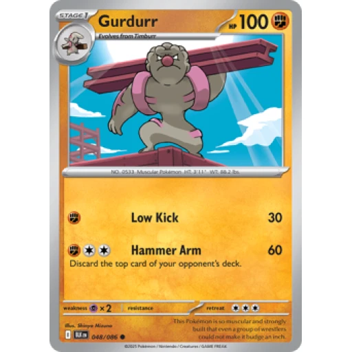 Black Bolt - 048/086 - Gurdurr - Reverse Holo