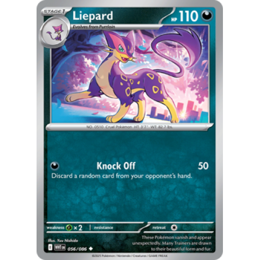 White Flare - 056/086 - Liepard - Reverse Holo