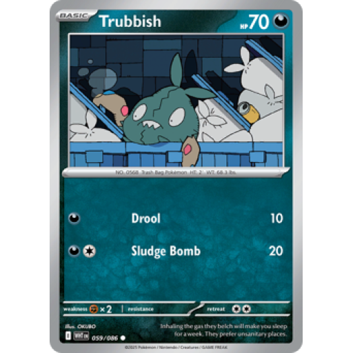 White Flare - 059/086 - Trubbish - Reverse Holo