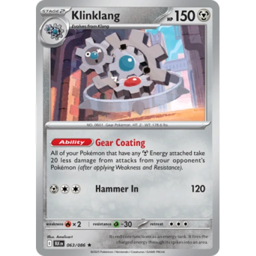 Black Bolt - 063/086 - Klinklang - Reverse Holo