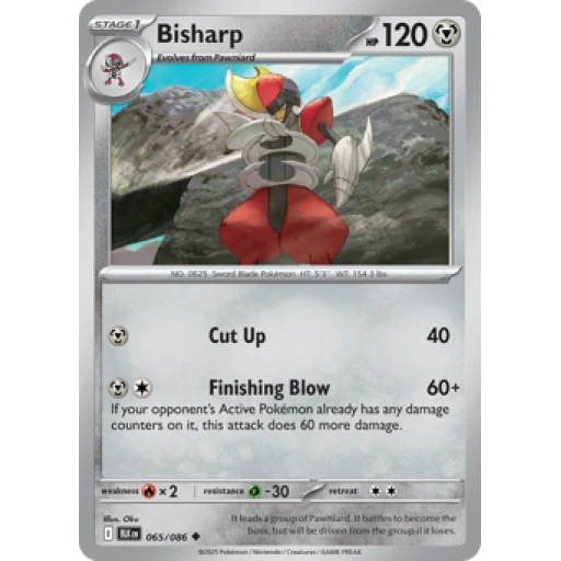 Black Bolt - 065/086 - Bisharp - Reverse Holo