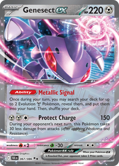 Black Bolt - 067/086 - Genesect ex - Holo