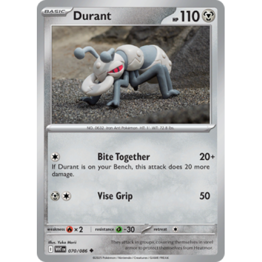 White Flare - 070/086 - Durant - Reverse Holo