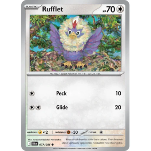Black Bolt - 077/086 - Rufflet