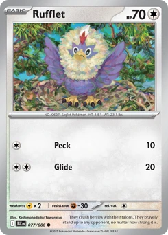 Black Bolt - 077/086 - Rufflet