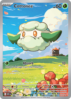 White Flare - 090/086 - Cottonee