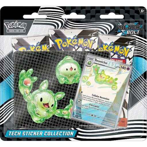 Pokemon Black Bolt Tech Sticker Collection - Reuniclus