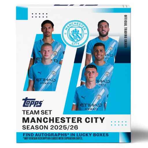 Topps Manchester City Team Set Box 2025/26