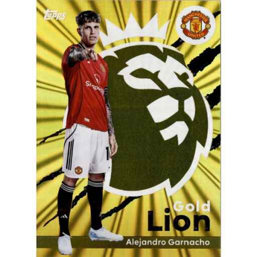 Topps Premier League 2025-26 Gold Lion GL13 Alejandro Garnacho
