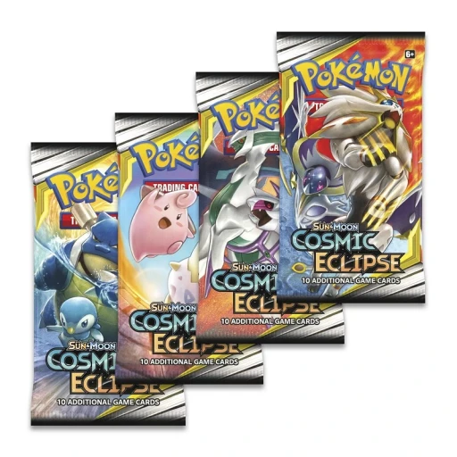 [Rip & Ship Exclusive] Pokemon Cosmic Eclipse Booster Pack x10 [Skip the Line]