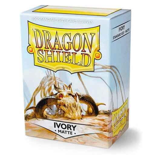 Dragon Shield Standard Sleeves - Matte Ivory