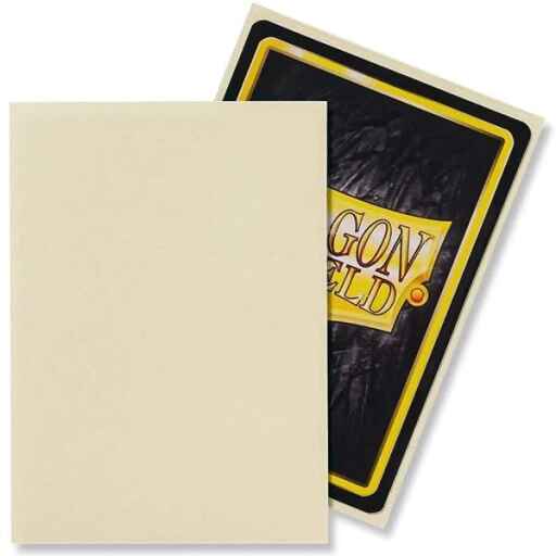 Alternative view of Dragon Shield Standard Sleeves - Matte Ivory