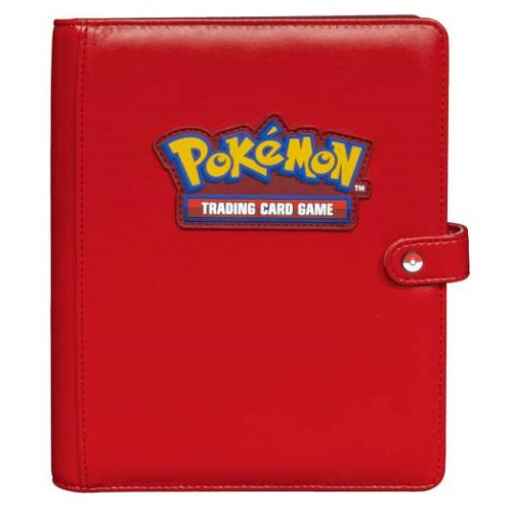 Ultra Pro - 4-Pocket Premium Snap Binder Pokemon Red