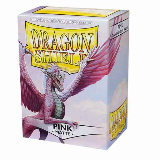 Dragon Shield Standard Sleeves - Matte Pink