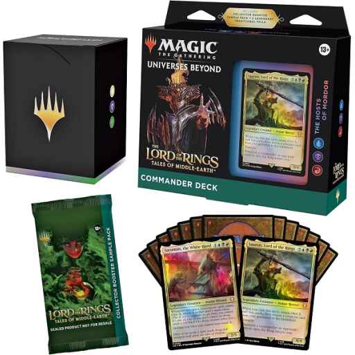 Alternative view of Magic – The Lord of The Rings Commander Deck - The Hosts of Mordor