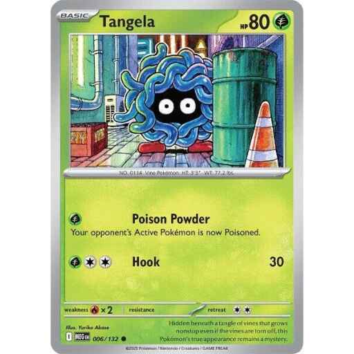 ME01: Mega Evolution - 006/132 - Tangela - Reverse Holo