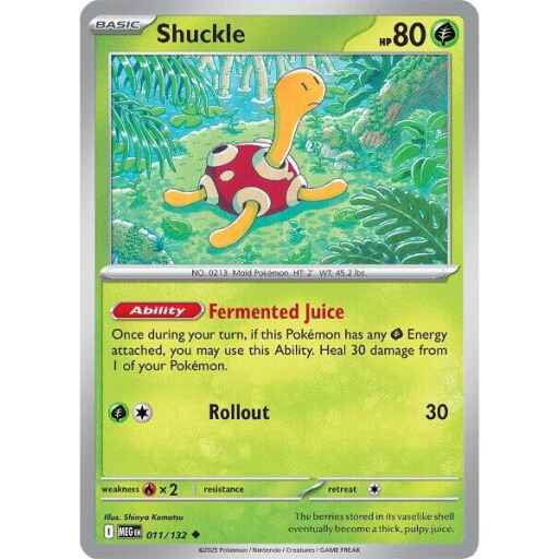 ME01: Mega Evolution - 011/132 - Shuckle - Reverse Holo