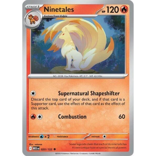 ME01: Mega Evolution - 020/132 - Ninetales