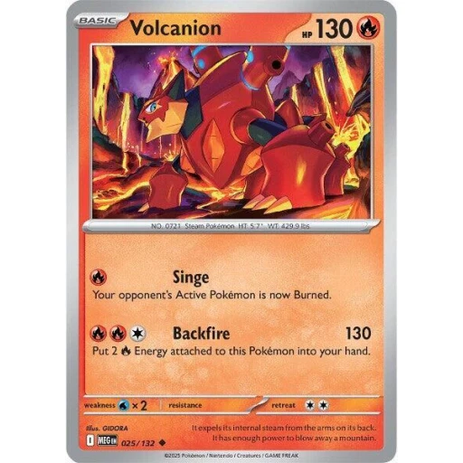ME01: Mega Evolution - 025/132 - Volcanion