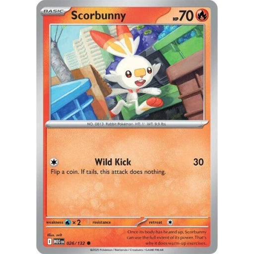 ME01: Mega Evolution - 026/132 - Scorbunny