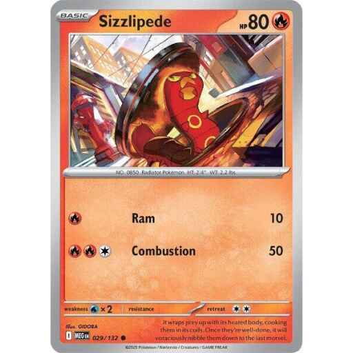 ME01: Mega Evolution - 029/132 - Sizzlipede