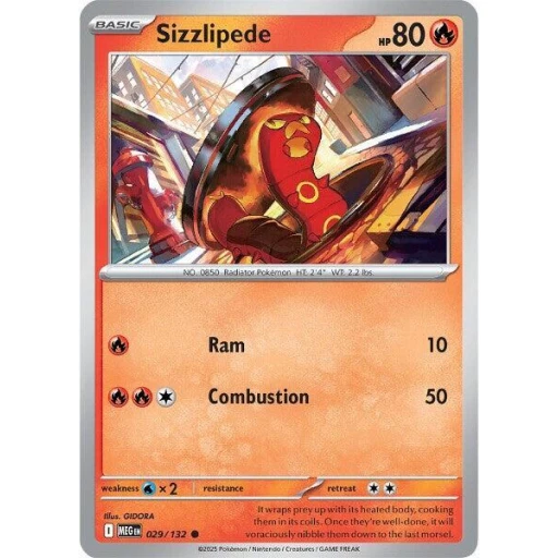 ME01: Mega Evolution - 029/132 - Sizzlipede