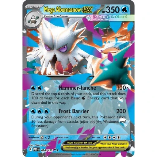 ME01: Mega Evolution - 036/132 - Mega Abomasnow ex