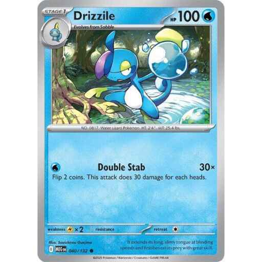 ME01: Mega Evolution - 040/132 - Drizzile - Reverse Holo